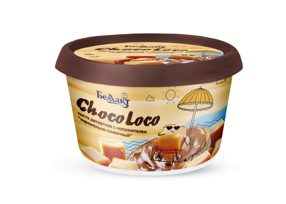 Паста десертная с наполнителем  «карамельно-сливочный» «ChocoLoco»
